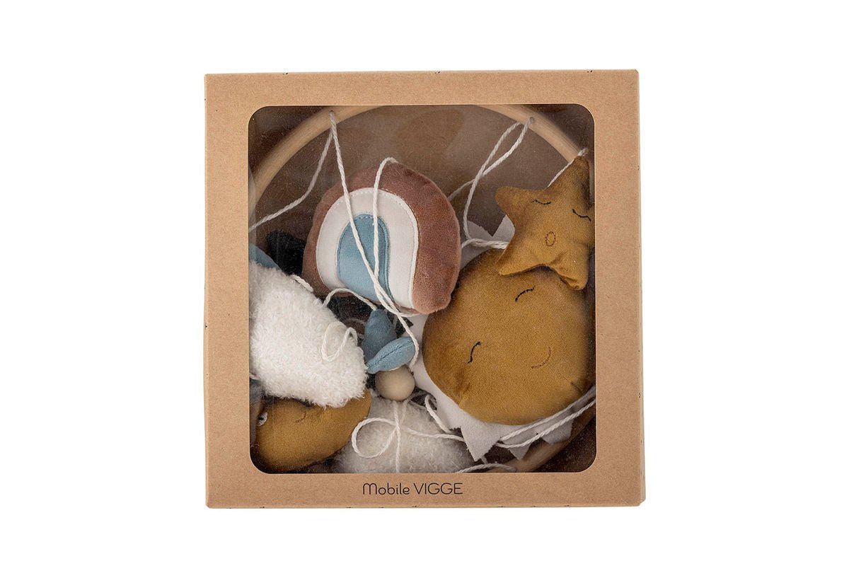 Mobile Luma – sanftes Baby Mobile mit Sonne, Mond & Wolken