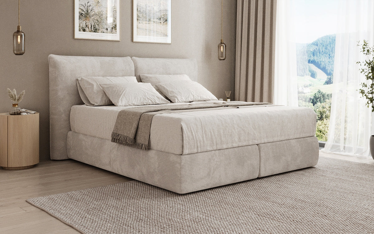 Boxspringbett Pillo in Cord