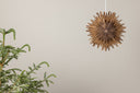Christmas ceiling light Lyra - ⌀ 35 cm in White & Brown