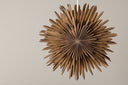 Christmas ceiling light Lyra - ⌀ 35 cm in White & Brown
