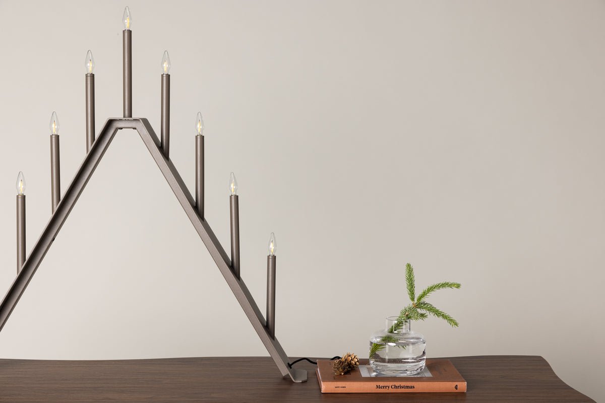 Christmas Lighting Lori - Advent Candle Holder with 9 Candles