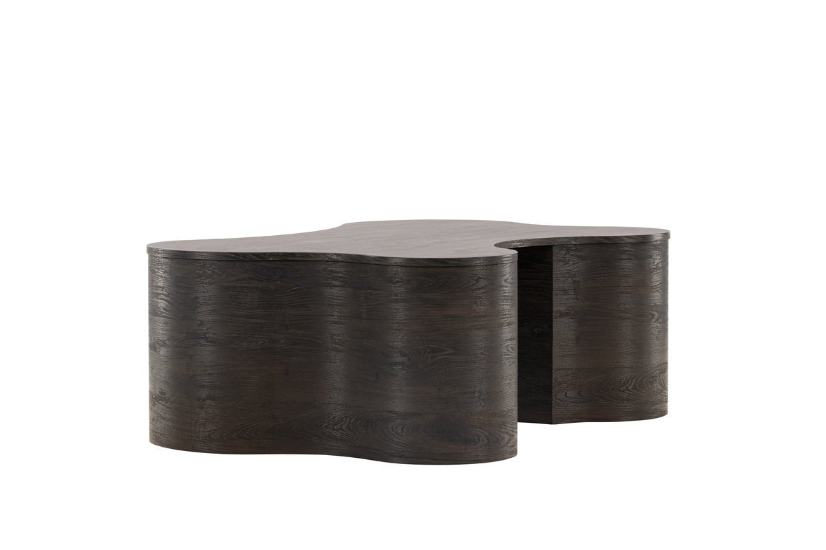 Coffee table Makron - in dark wood look