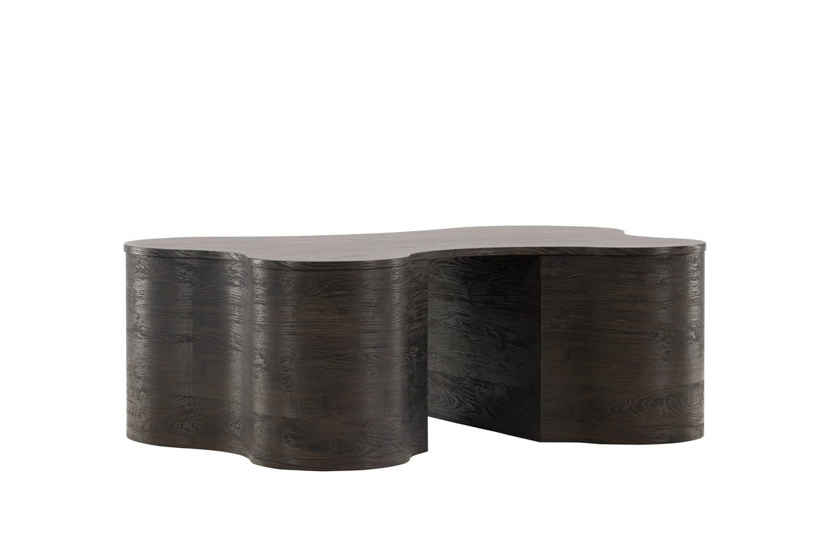 Coffee table Makron - in dark wood look