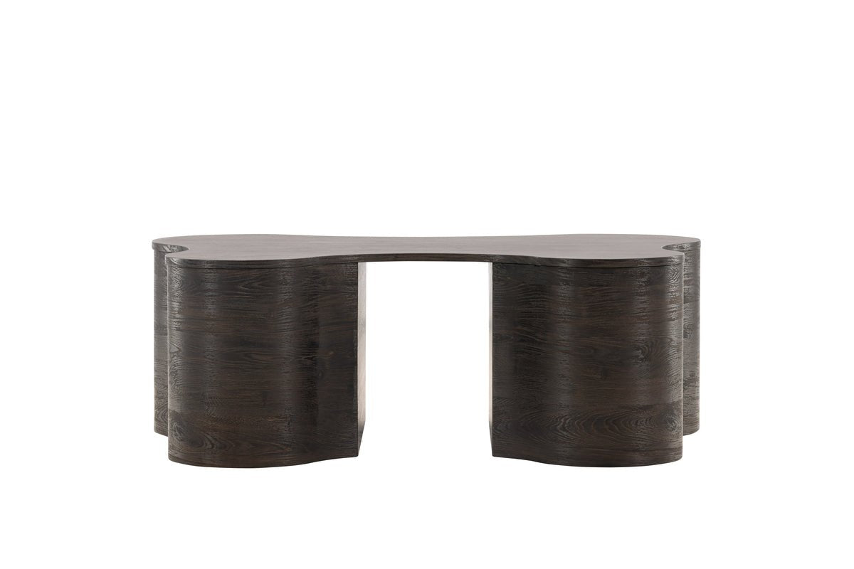 Coffee table Makron - in dark wood look