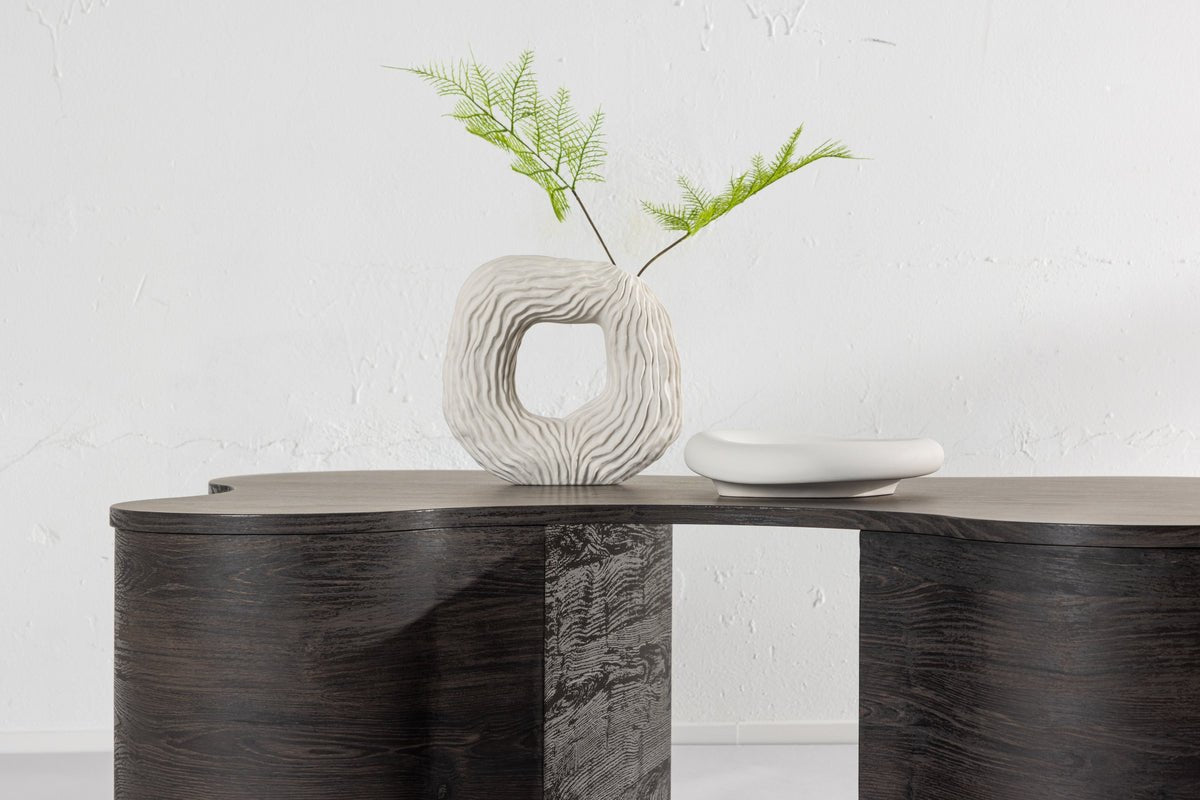 Coffee table Makron - in dark wood look