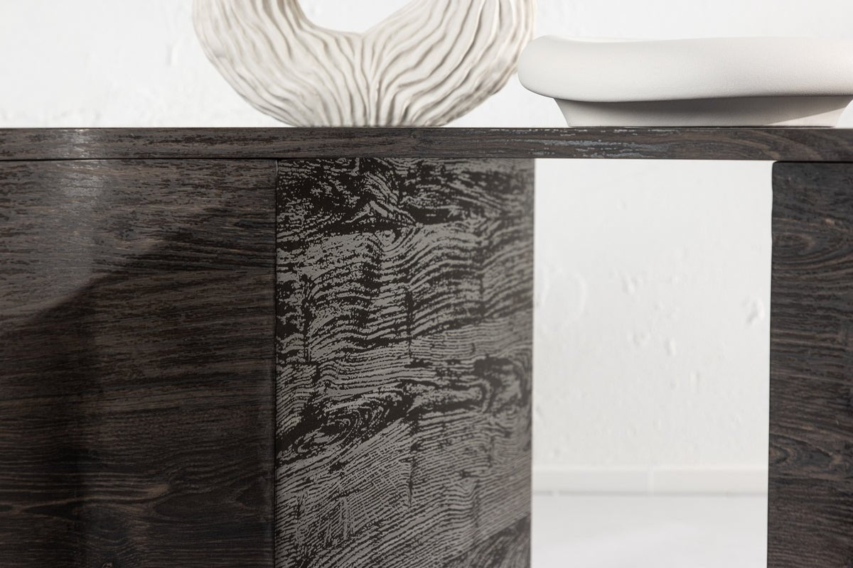 Coffee table Makron - in dark wood look