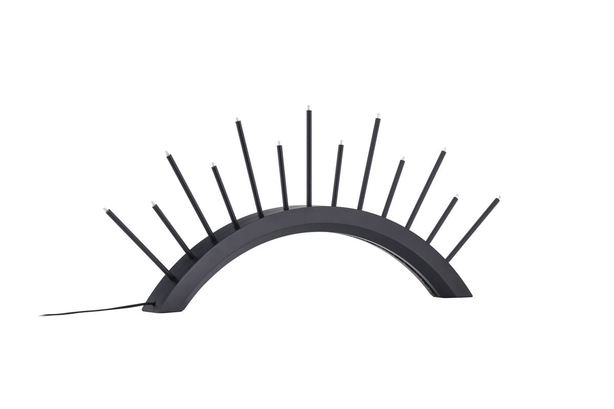 Christmas lighting Lumin - round arch lighting in Black