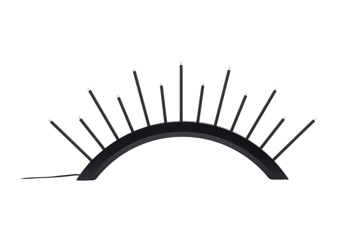 Christmas lighting Lumin - round arch lighting in Black