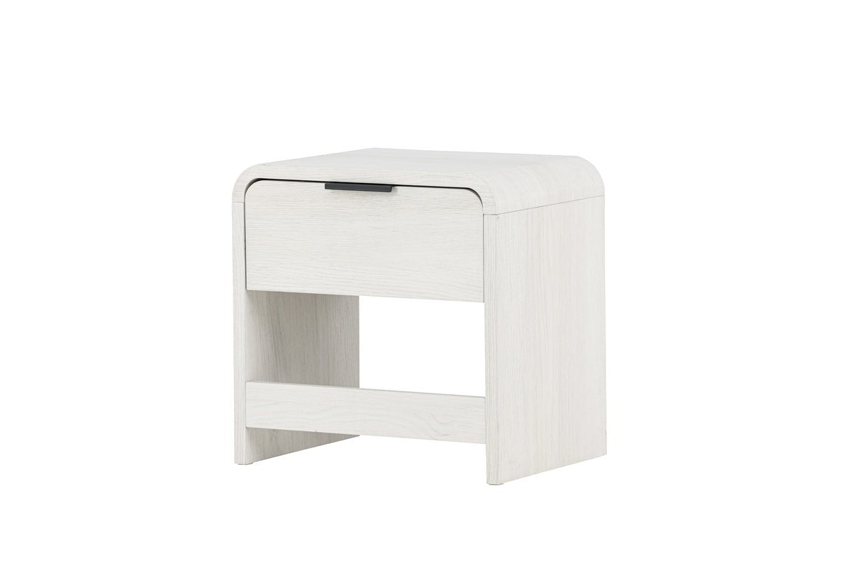 Side table Mina – in White with drawer