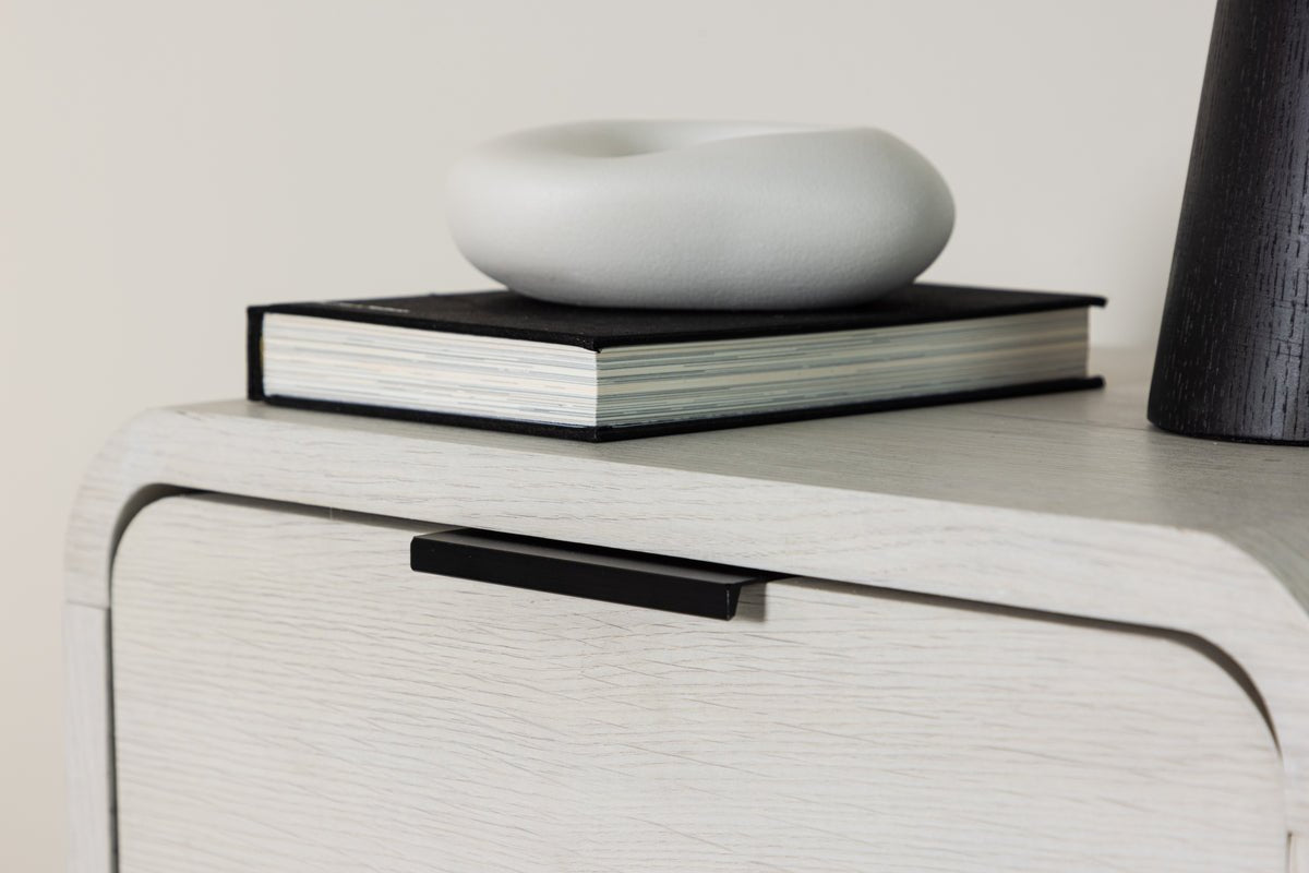 Side table Mina – in White with drawer