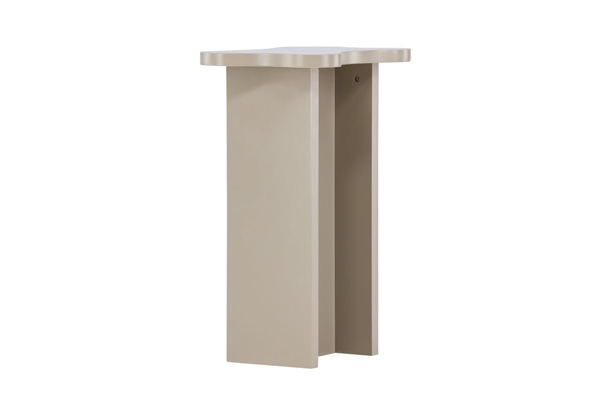 Side table Naxos – in elegant light brown