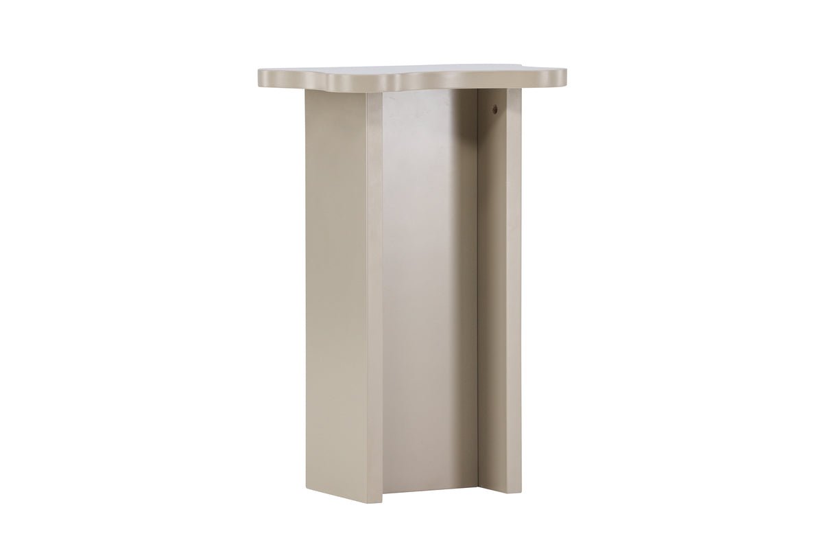 Side table Naxos – in elegant light brown