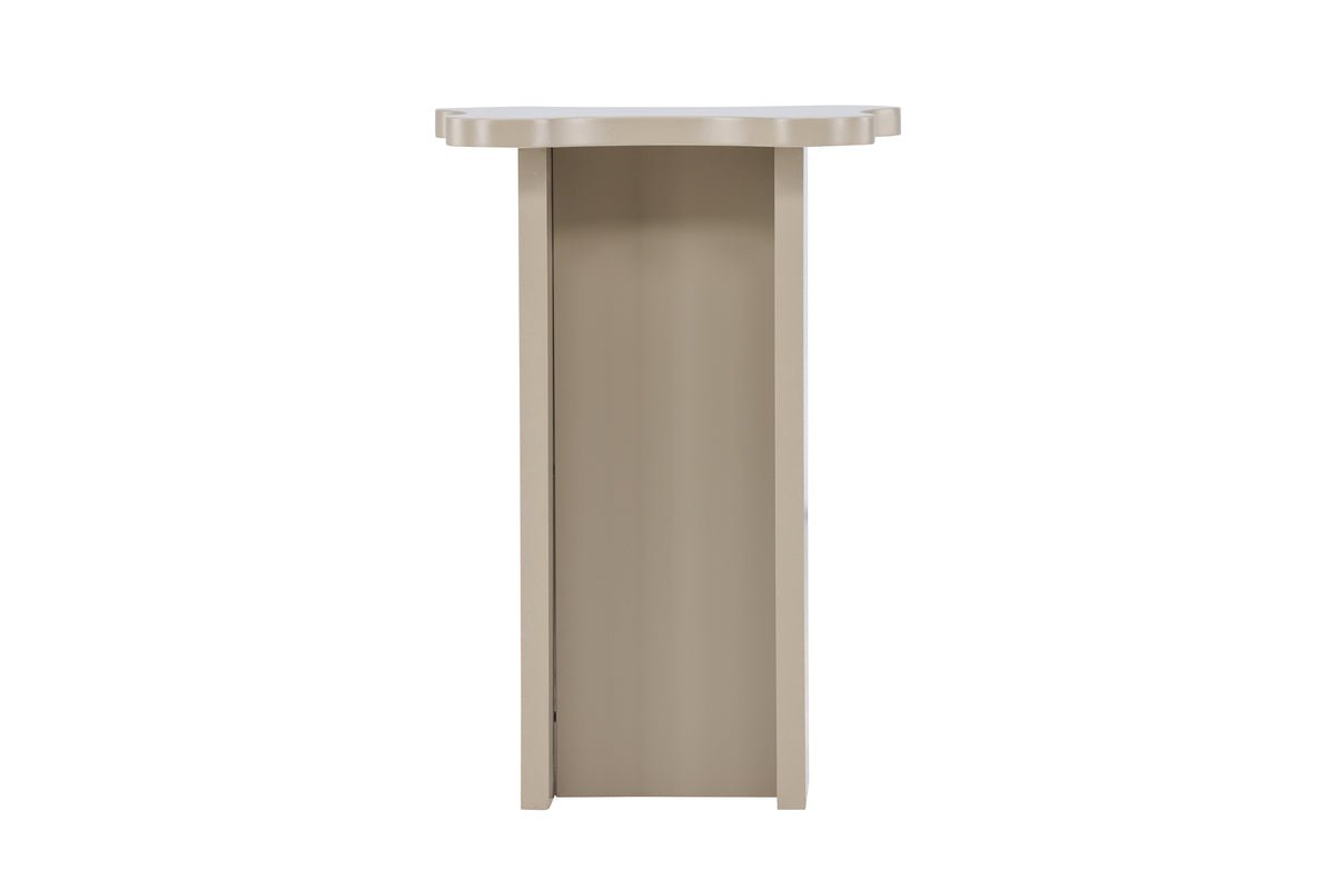 Side table Naxos – in elegant light brown