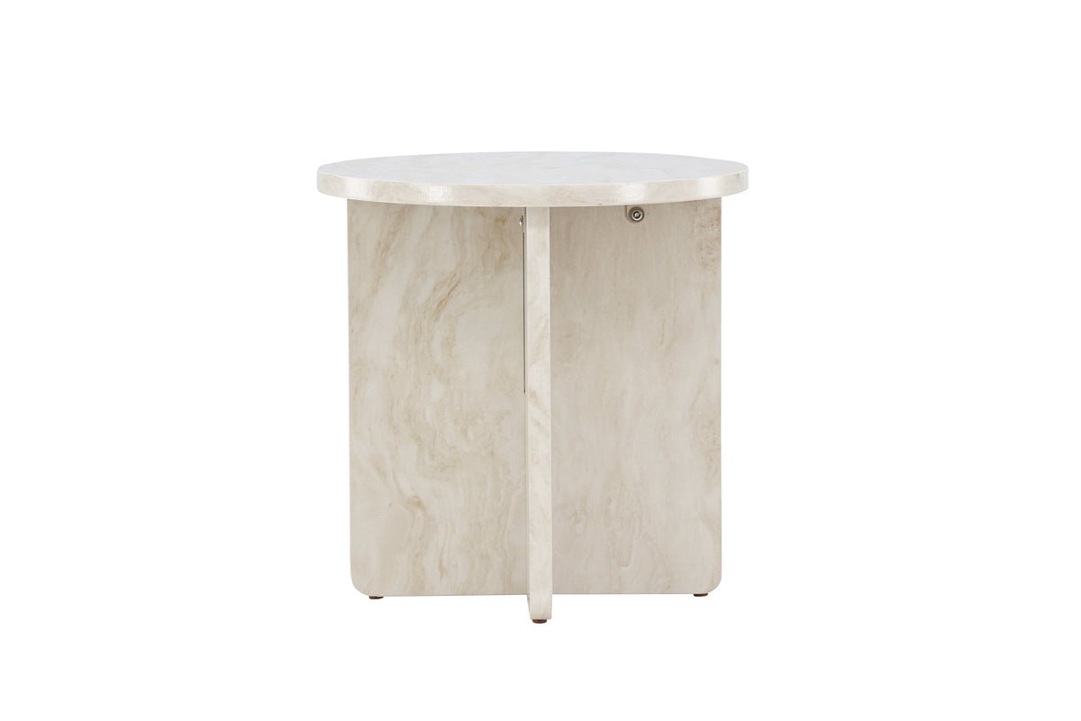 Side Table Baki – in two sizes with marble look