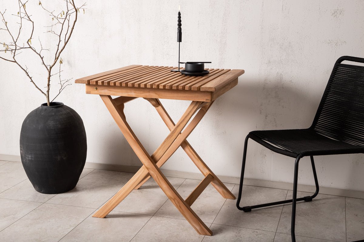 Garden table Taneva - a foldable table made of high-quality teak wood