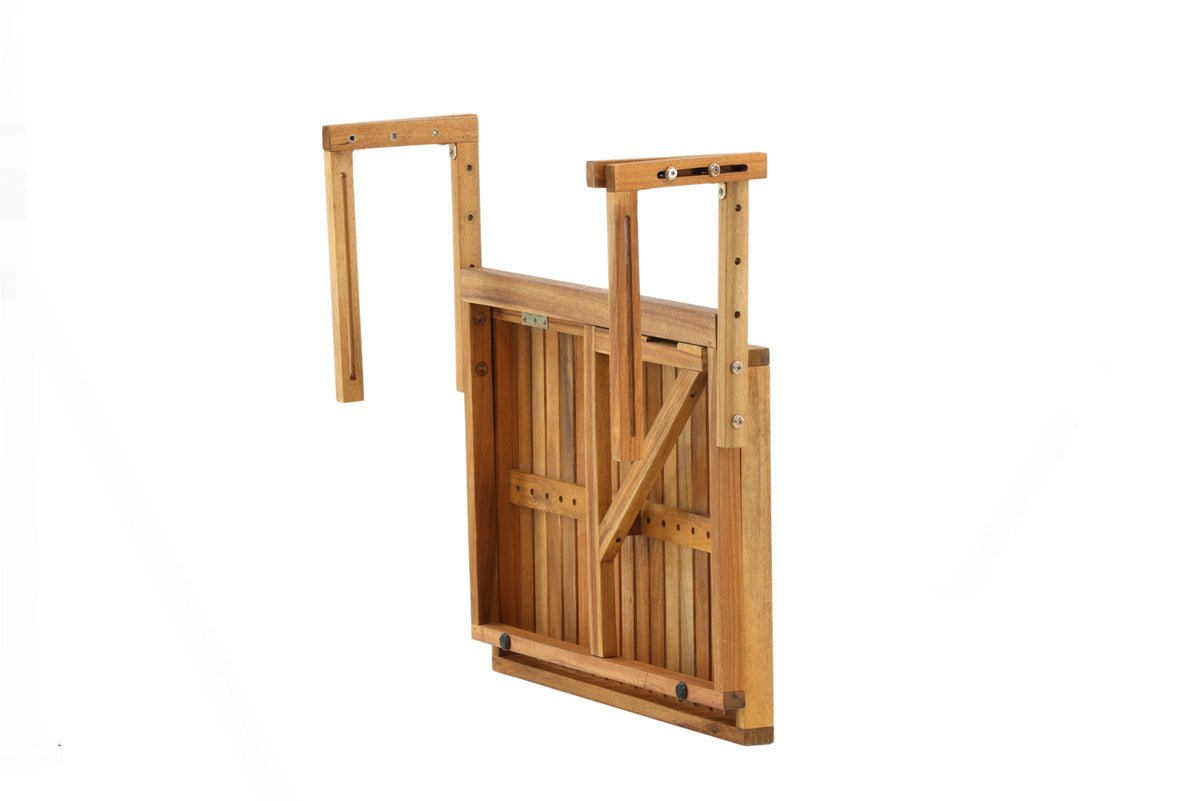 Gartentisch Seraya - mit praktischer Klappfunktion aus Akazienholz für Balkone