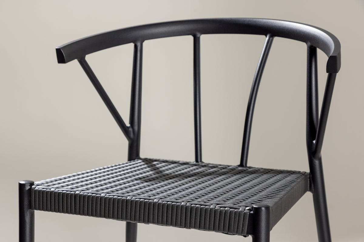 Set of 6 - Garden Chair Tina made of Rattan/Aluminum