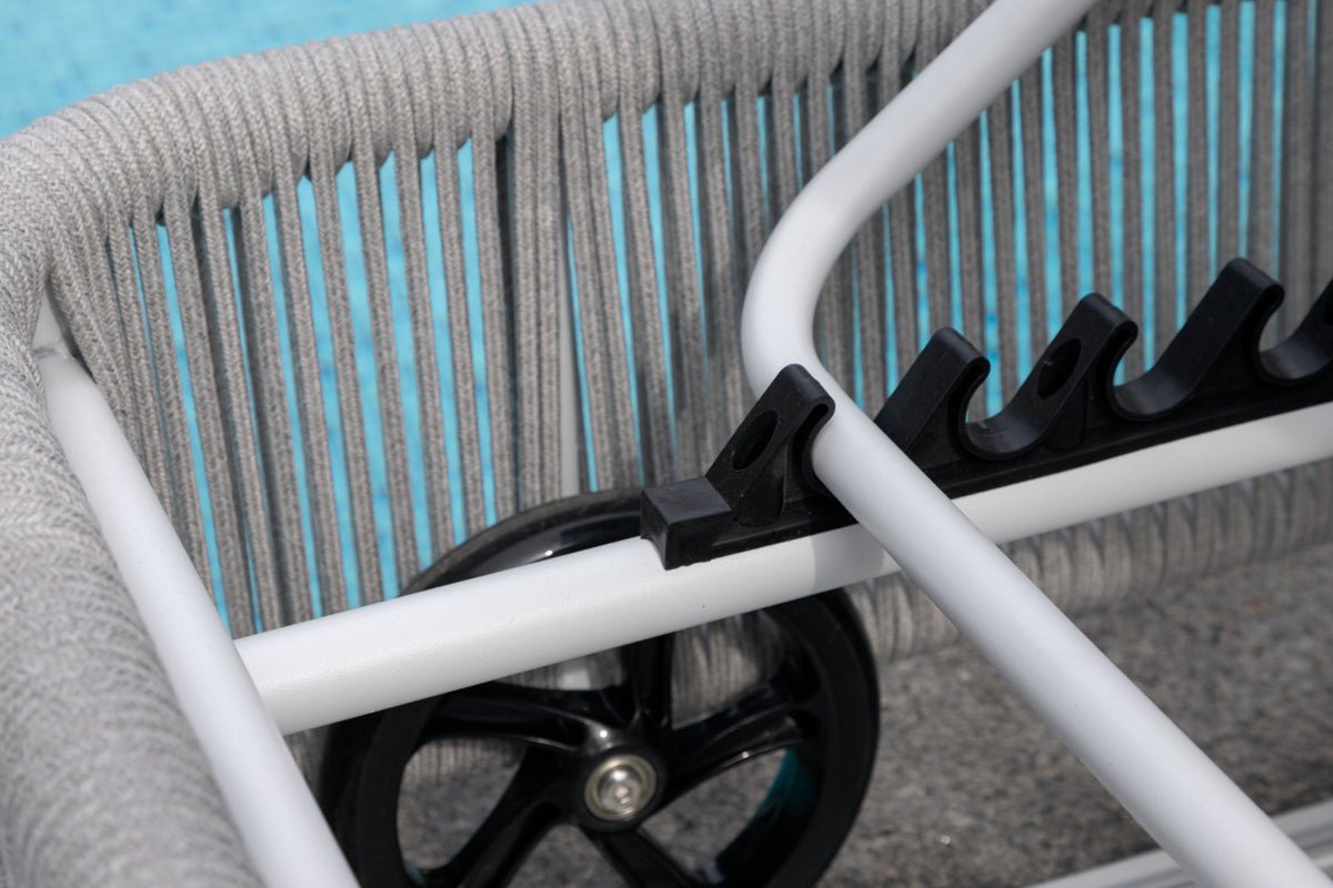 Garden Sun Lounger Mila - made of Polyester/Metal