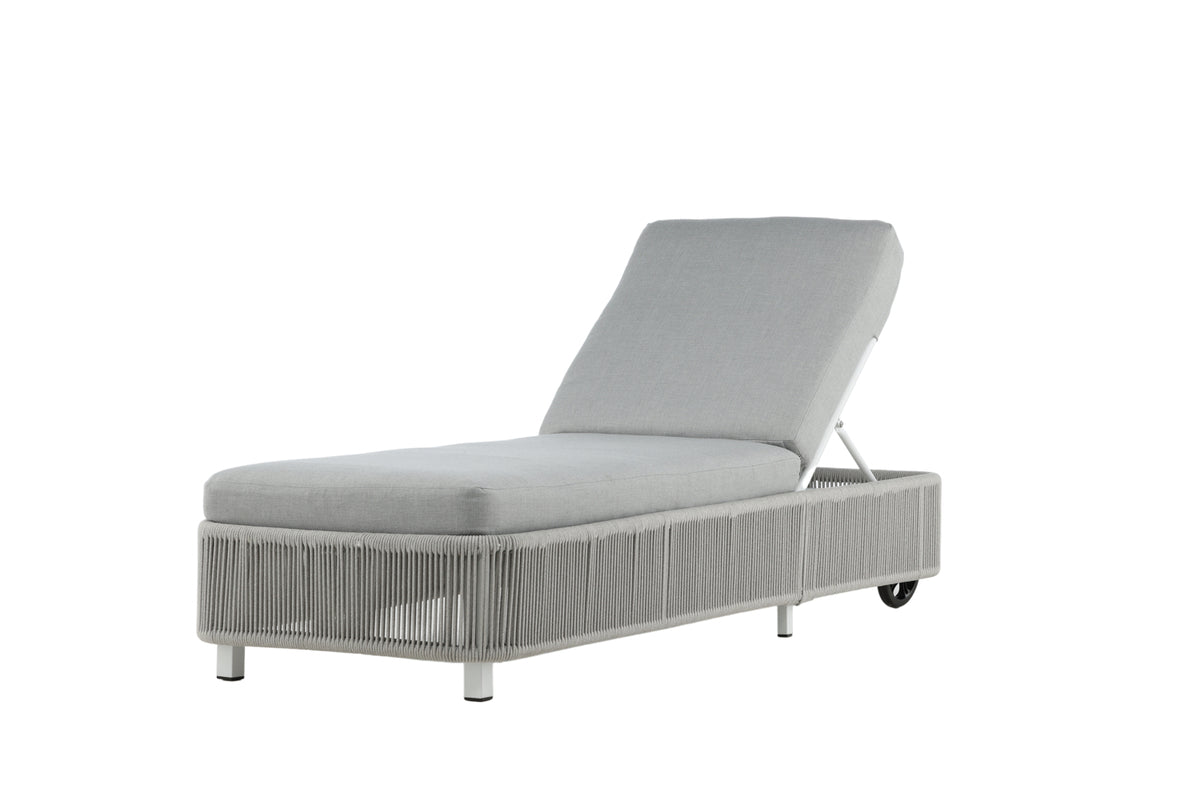 Garden Sun Lounger Mila - made of Polyester/Metal