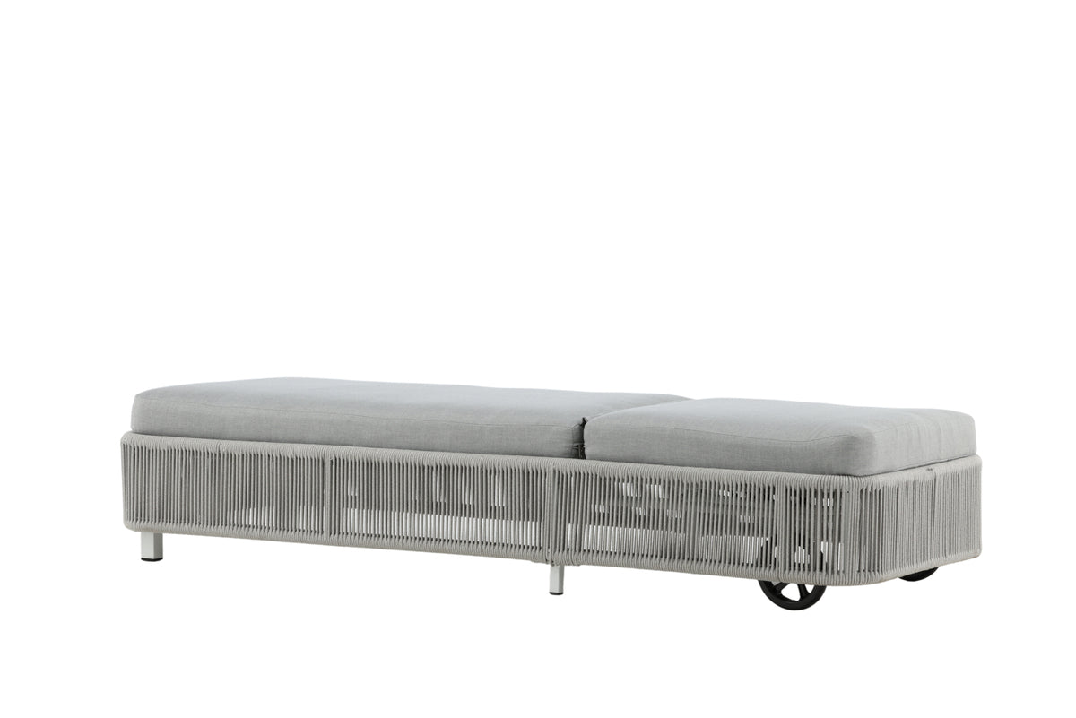 Garden Sun Lounger Mila - made of Polyester/Metal