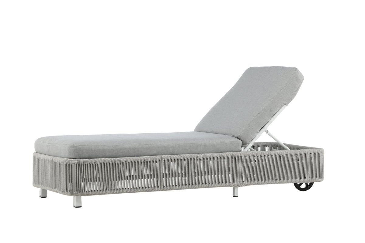 Garden Sun Lounger Mila - made of Polyester/Metal
