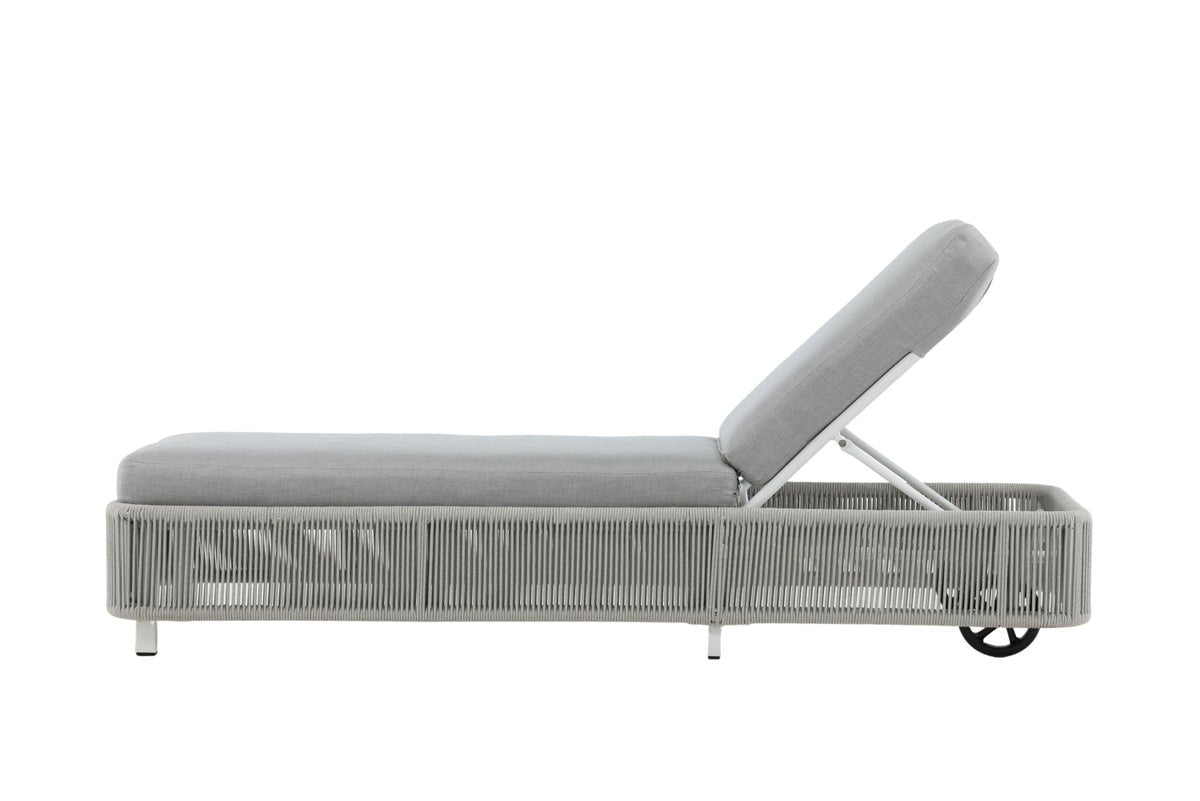 Garden Sun Lounger Mila - made of Polyester/Metal