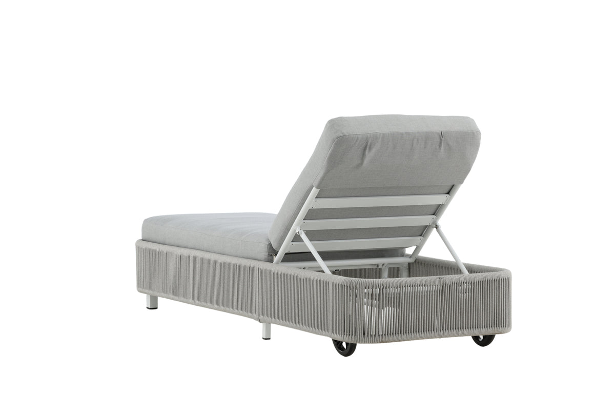 Garden Sun Lounger Mila - made of Polyester/Metal