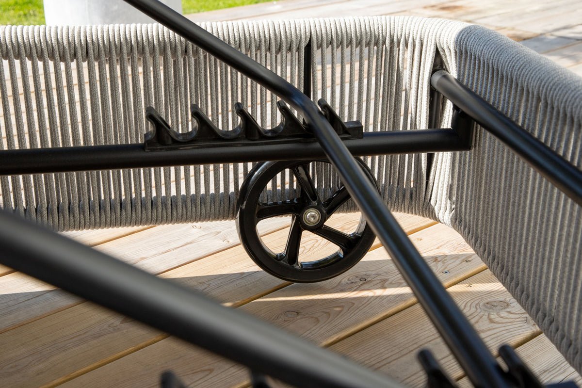 Garden Sun Lounger Mila - made of Polyester/Metal
