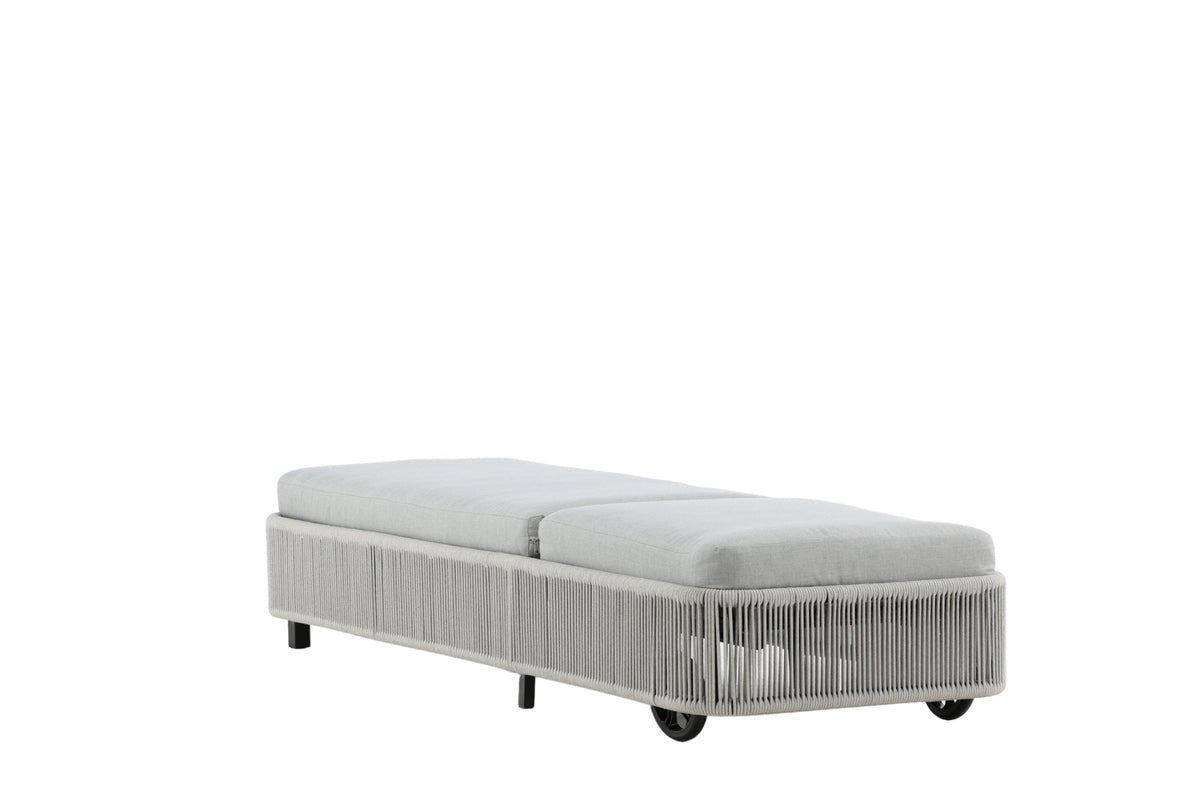 Garden Sun Lounger Mila - made of Polyester/Metal