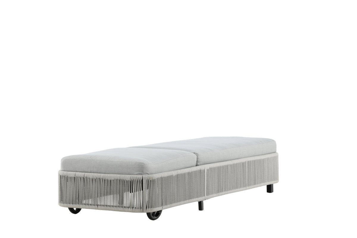 Garden Sun Lounger Mila - made of Polyester/Metal