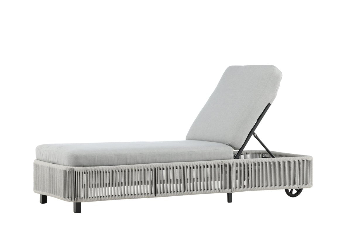 Garden Sun Lounger Mila - made of Polyester/Metal