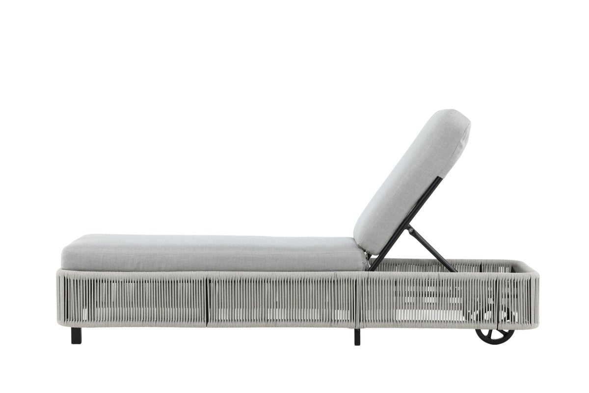 Garden Sun Lounger Mila - made of Polyester/Metal