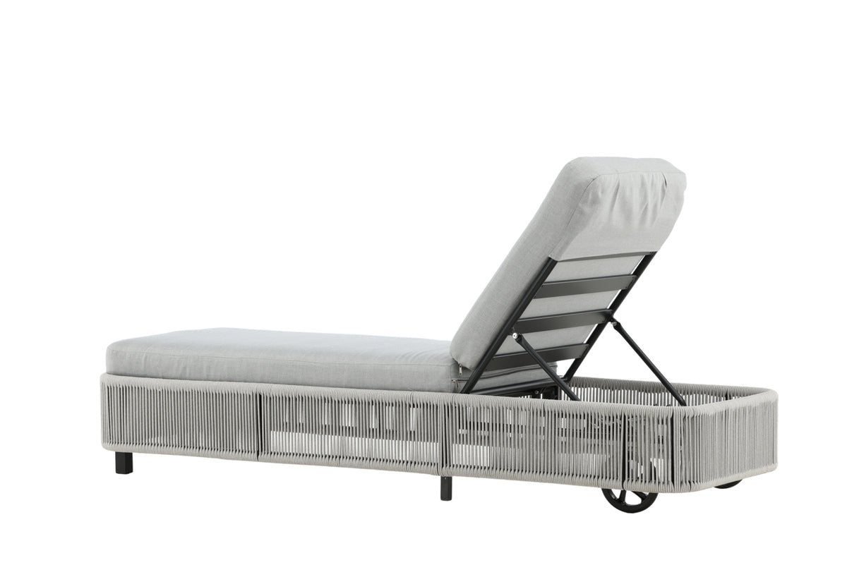 Garden Sun Lounger Mila - made of Polyester/Metal