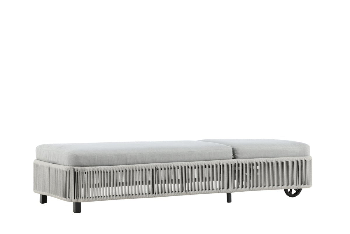 Garden Sun Lounger Mila - made of Polyester/Metal