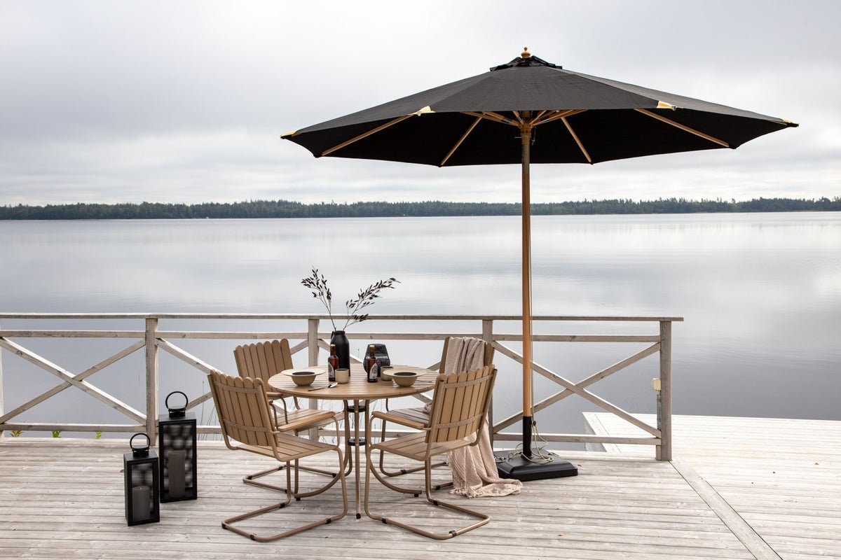 Parasol Ifta – Ø330 cm in optional Black or Gray