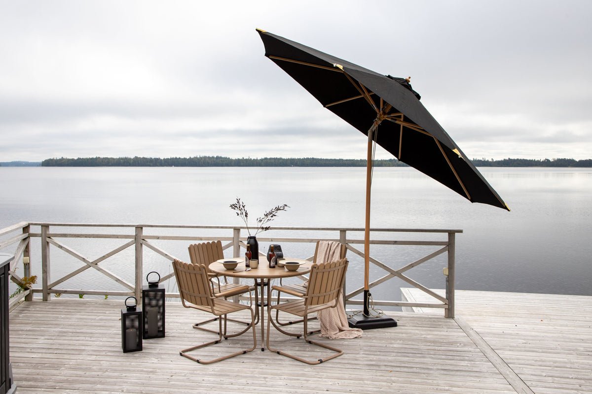 Parasol Ifta – Ø330 cm in optional Black or Gray