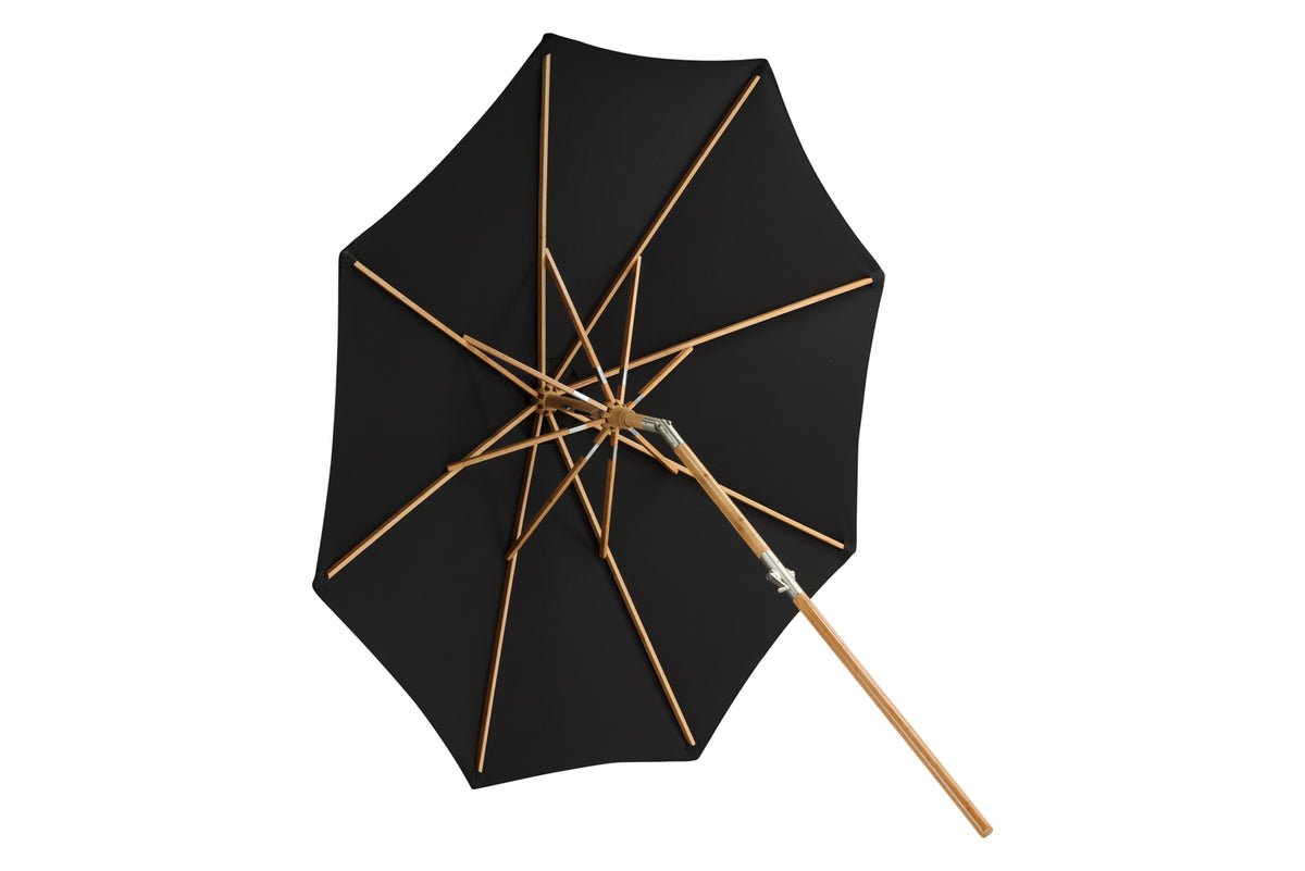 Garden Sun Umbrella Boho – Ø270 cm available in Black or Gray