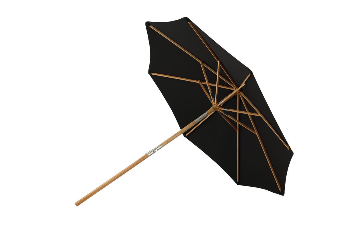 Garden Sun Umbrella Boho – Ø270 cm available in Black or Gray