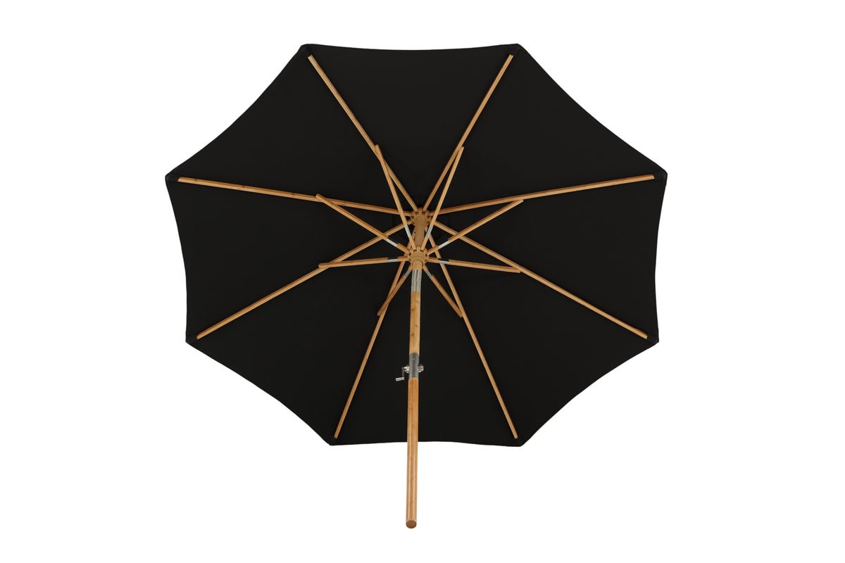 Garden Sun Umbrella Boho – Ø270 cm available in Black or Gray
