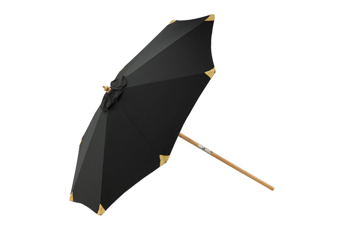 Garden Sun Umbrella Boho – Ø270 cm available in Black or Gray