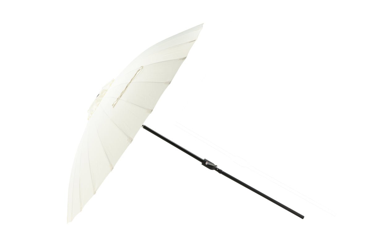 Garden Parasol Palma – Ø270 cm available in White, Black, Gray, and Blue