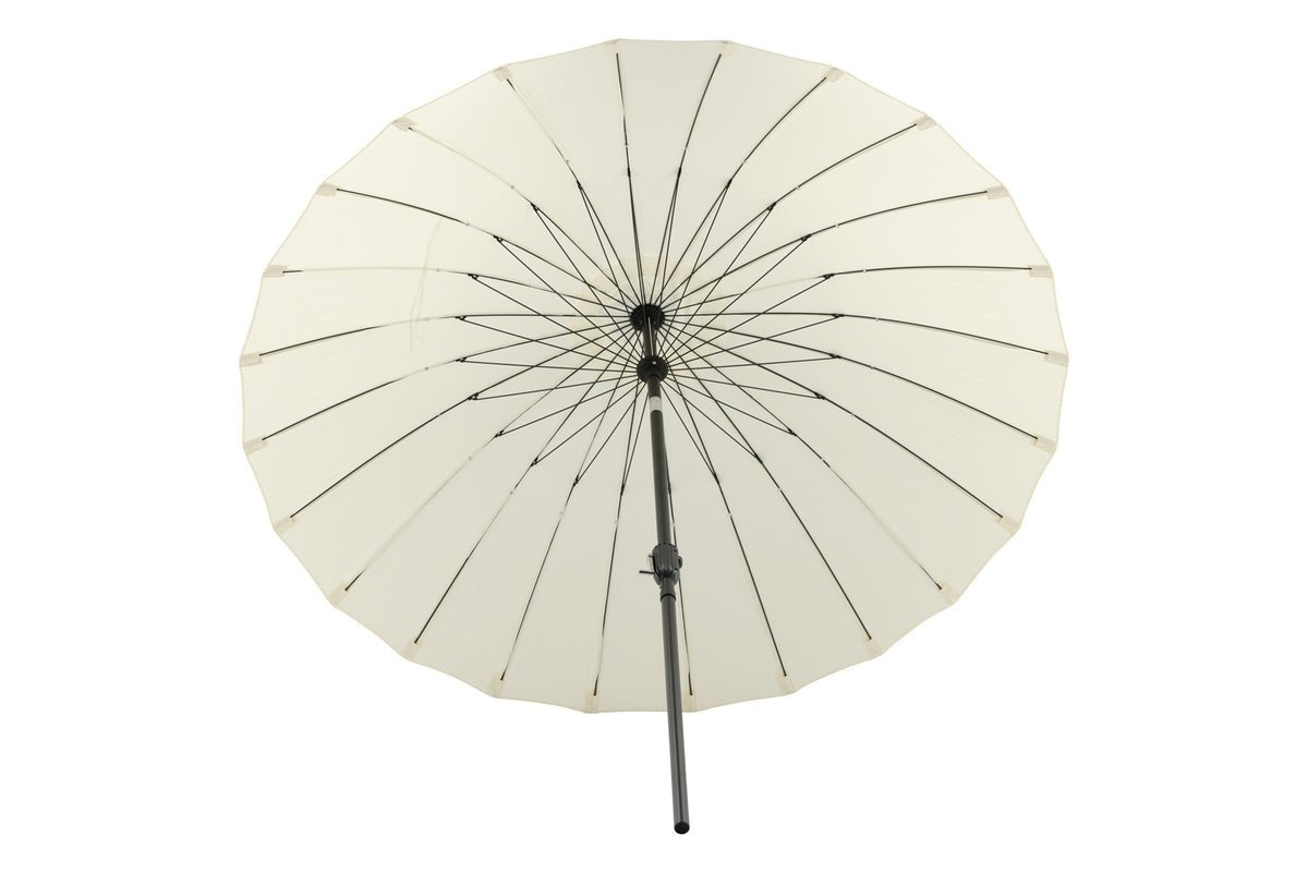 Garden Parasol Palma – Ø270 cm available in White, Black, Gray, and Blue