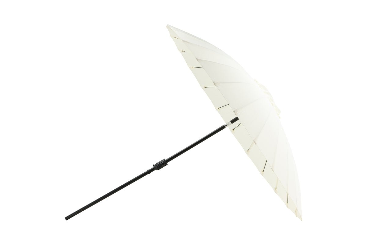 Garden Parasol Palma – Ø270 cm available in White, Black, Gray, and Blue
