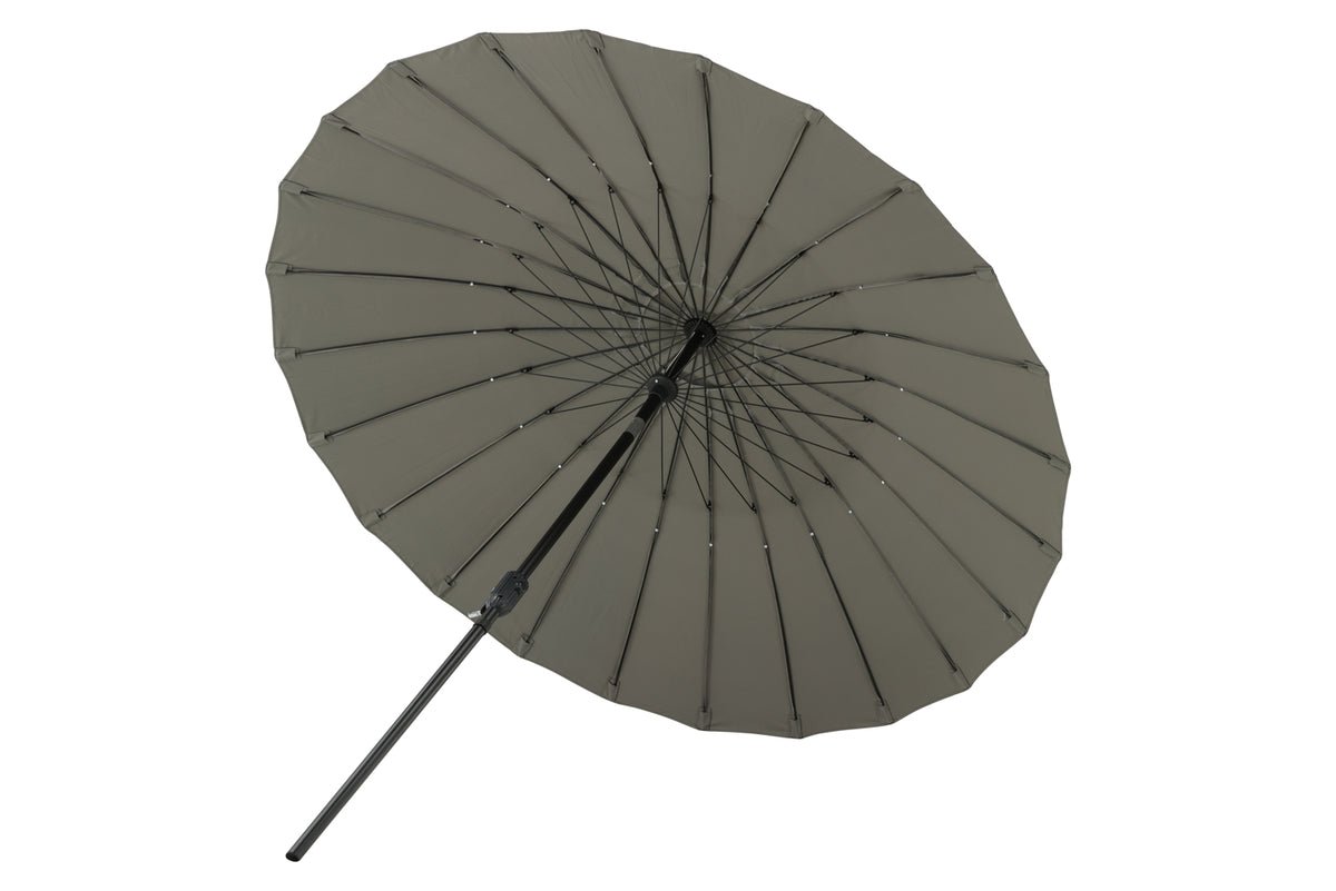 Garden Parasol Palma – Ø270 cm available in White, Black, Gray, and Blue