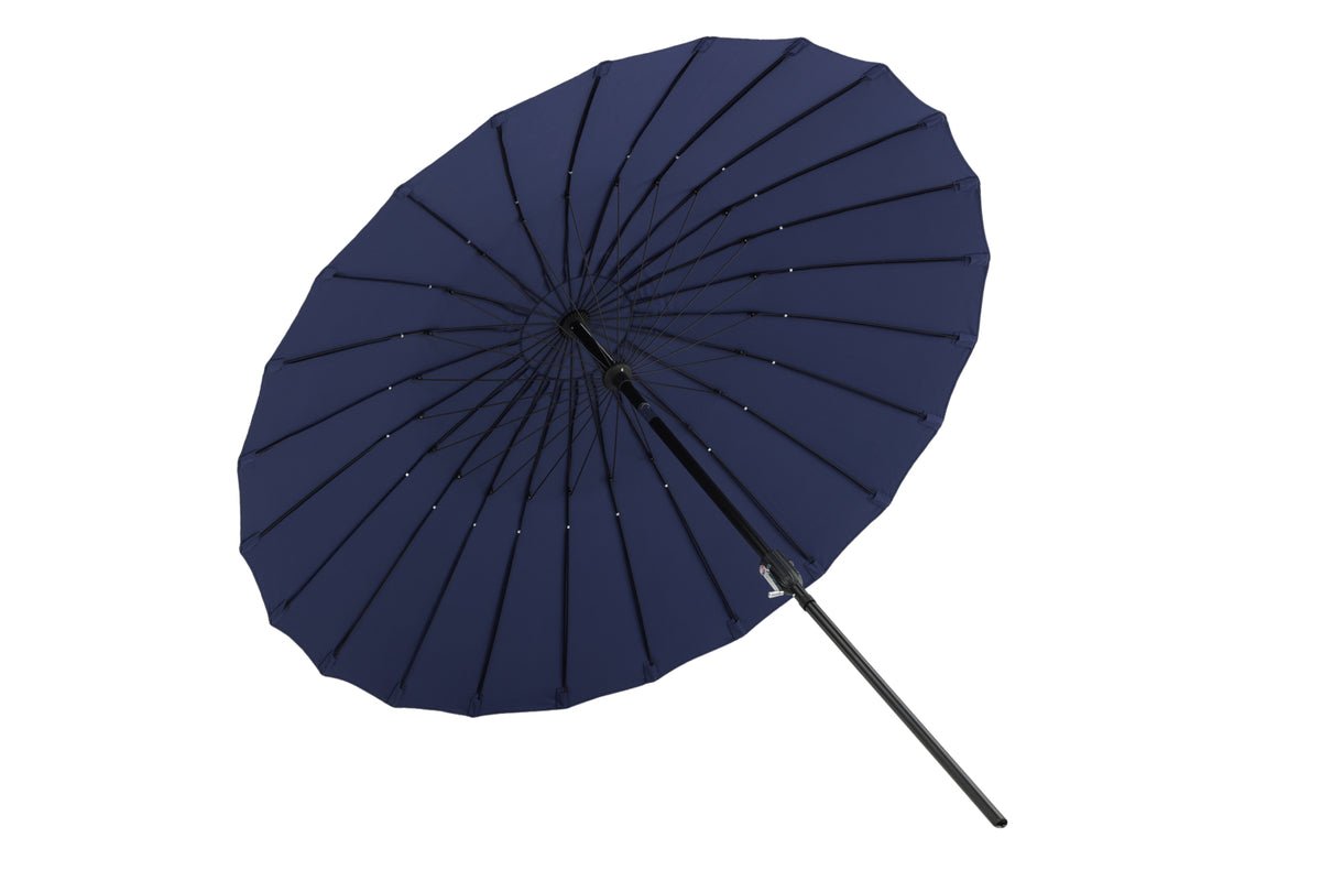 Garden Parasol Palma – Ø270 cm available in White, Black, Gray, and Blue