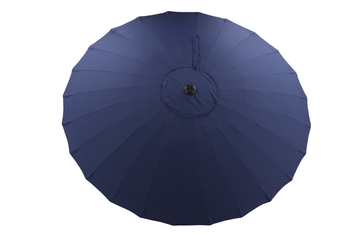 Garden Parasol Palma – Ø270 cm available in White, Black, Gray, and Blue