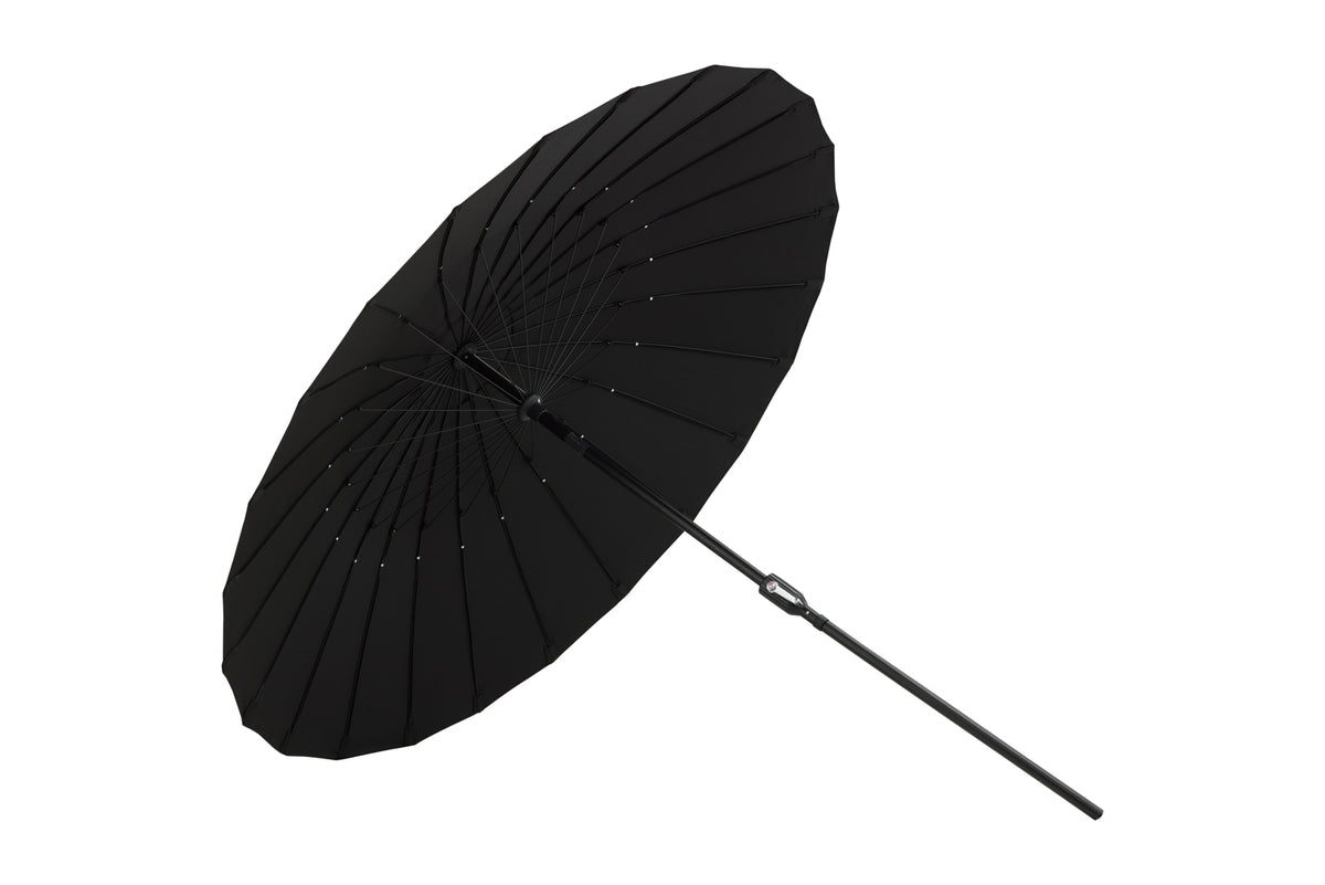 Garden Parasol Palma – Ø270 cm available in White, Black, Gray, and Blue