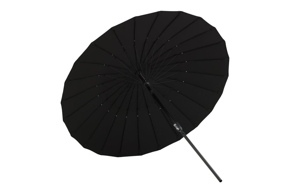 Garden Parasol Palma – Ø270 cm available in White, Black, Gray, and Blue