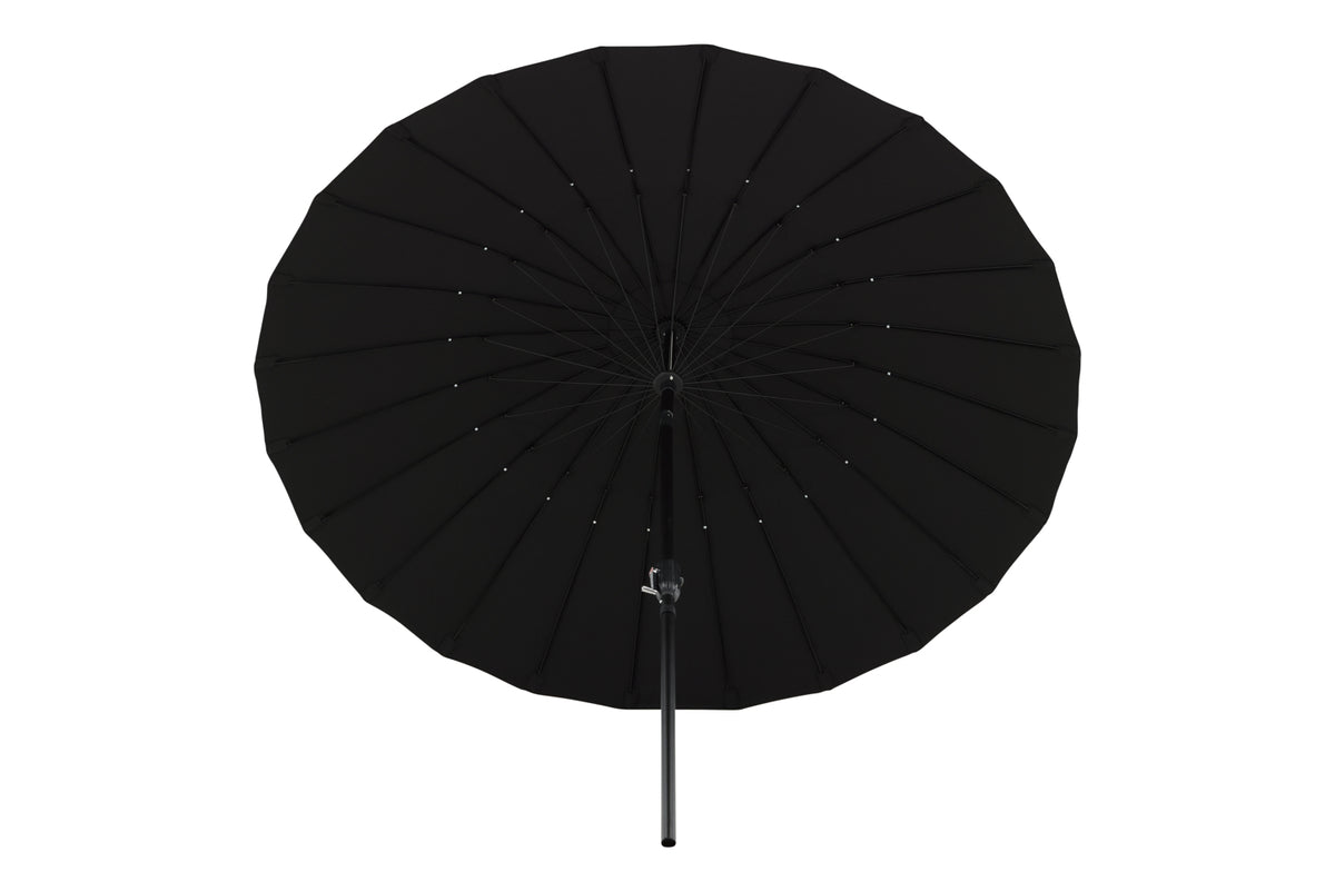 Garden Parasol Palma – Ø270 cm available in White, Black, Gray, and Blue