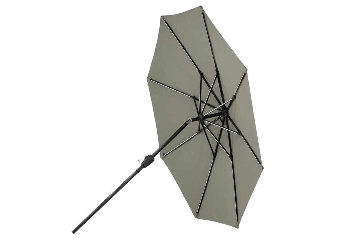 Parasol Lightning – Ø270 cm available in Black or Gray